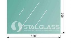 Szkło laminowane vsg 1200x850 mm 44.2 niehartowana