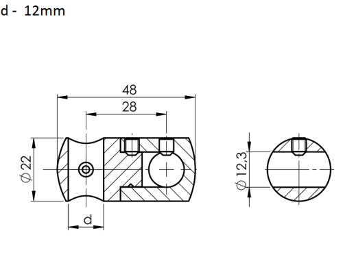 lacznik-fi-12mm-mocowanie-do-fi-12mm-przegubowy-aisi304-szlif