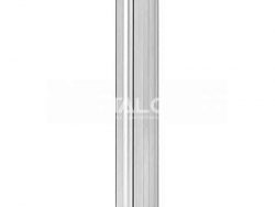 Zawias parawanowy do szkła 6 mm,L=1450 mm, aluminium, połysk