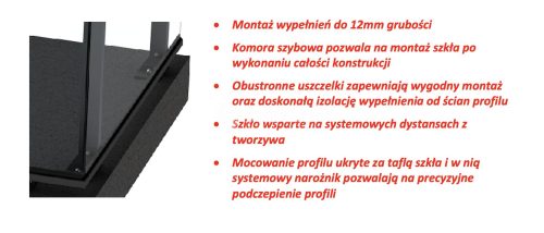 Balustrada systemowa ALU-SG-EASY-GS od góry L1000 - obrazek 5