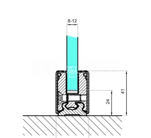 Profil montażowy zaciskowy wys. 41mm 2500mm