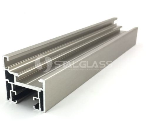 Profil ościeżnicowy typ "H" szkło-szkło L 6000mm aluminium - srebrna