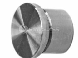Zaślepka walcowa rura fi 14x1.5mm, AISI 304 - Szlif