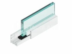 Profil montażowy dzielony slim kolor biały aluminium 26x28