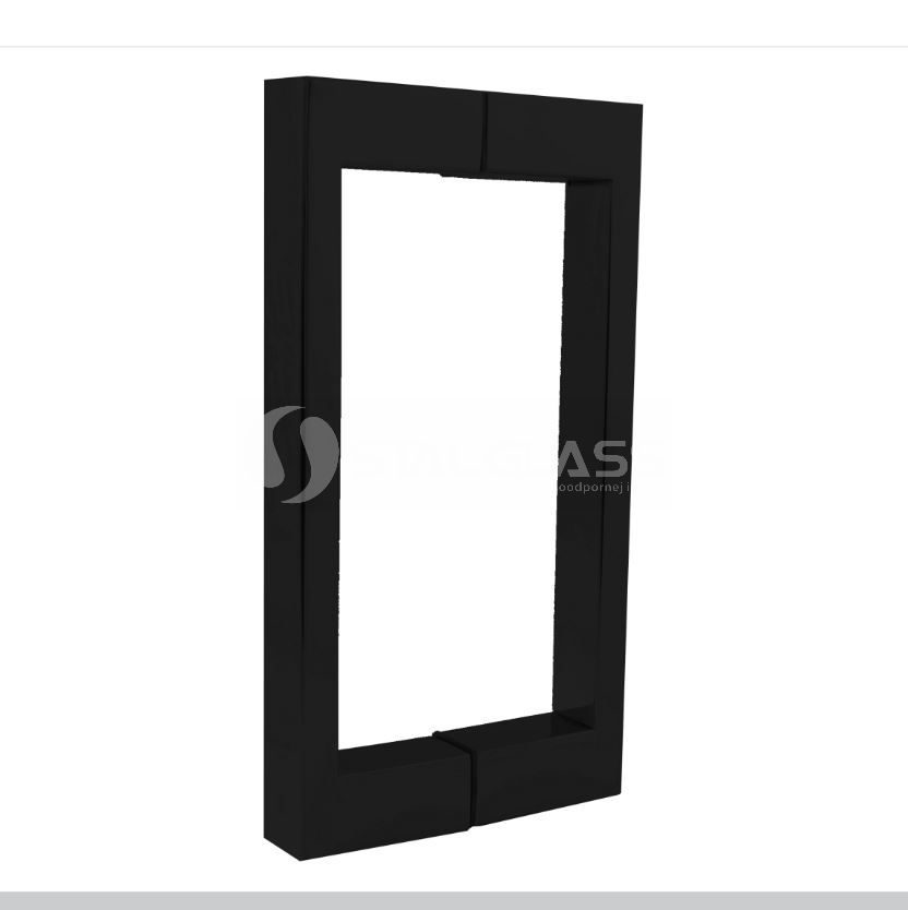 Pochwyt do drzwi C 25x25/13x25 czarny L480