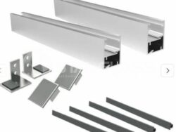 Francuski balkon aluminiowy L1100 H1100mm - do ramy okiennej SUROWE