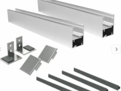 Francuski balkon aluminiowy L1100 H1100mm - do ramy okiennej SUROWE