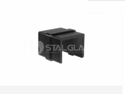 Łącznik pochwytu aluminiowego 40X50mm satin-ELOX czarny