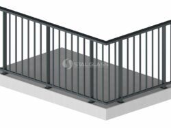 Balustrada systemowa PINA-SG-GT od góry - tralka