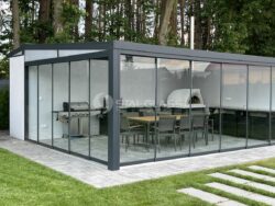 System przesuwny aluminiowo-szklany